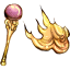 Fire Staff Icon 64x64 png